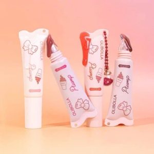 🍦💋 لیپ گلاس بستنی سر کریستالی آویزدار OLIBOLLA ✨